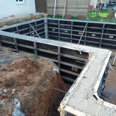 piscine sur mesure béton